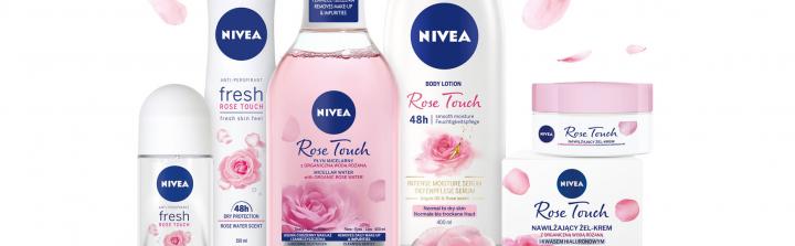 Woda różana w kosmetykach Nivea